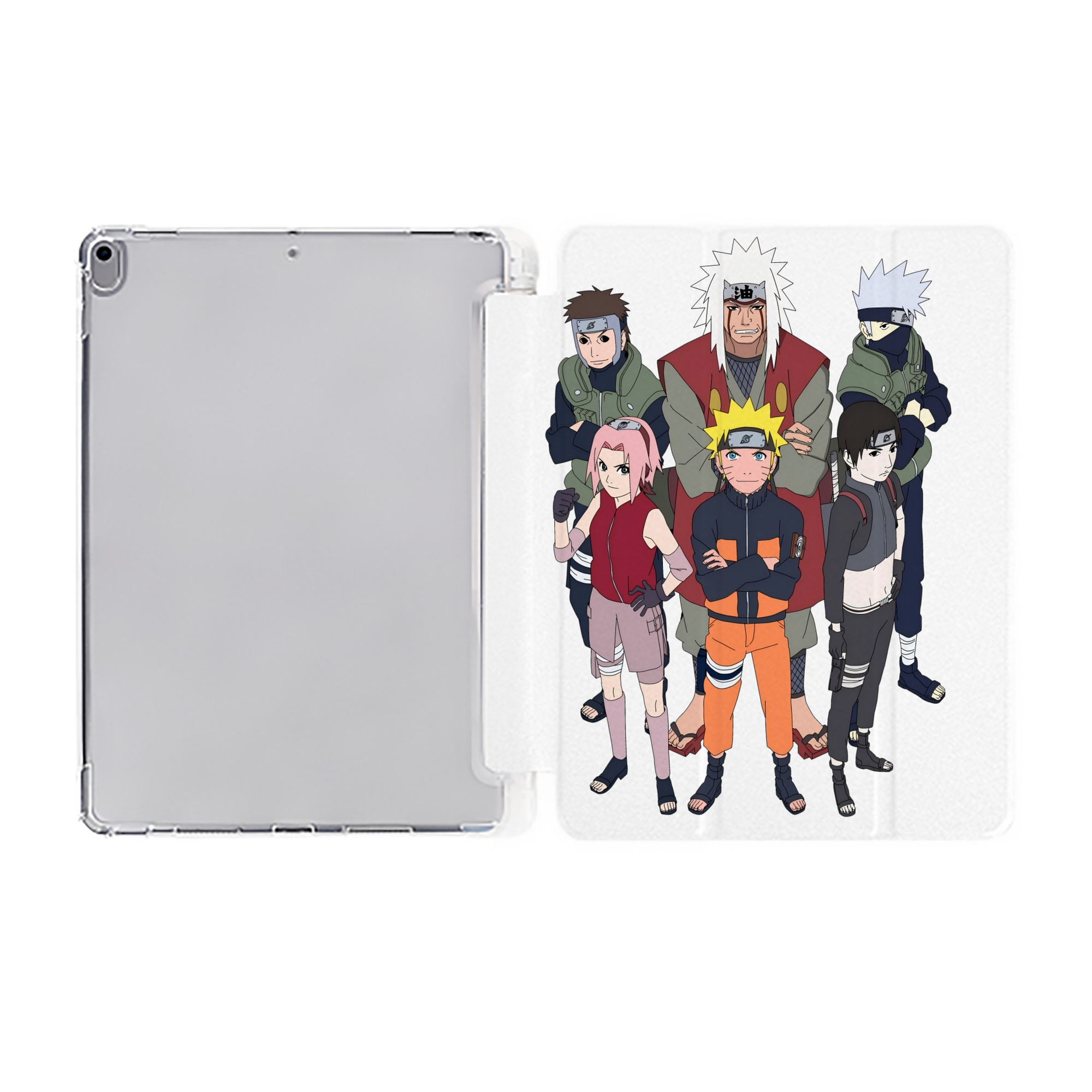 （画像用） NARUTO -ナルト- うずまき ナルト Uzumaki Naruto IPad ケース ペン収納付き 三つ折りスタンド PUレザー×シリコン 対応機種9.5/10.5/10.9インチ